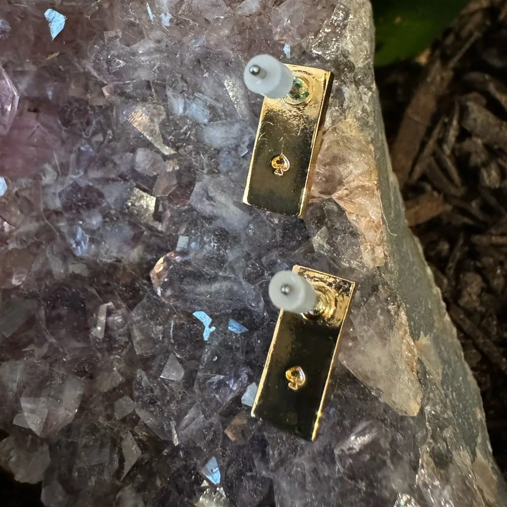 Kate Spade ♠️ Raising the Bar Earrings - Gold - Picture 5 of 5